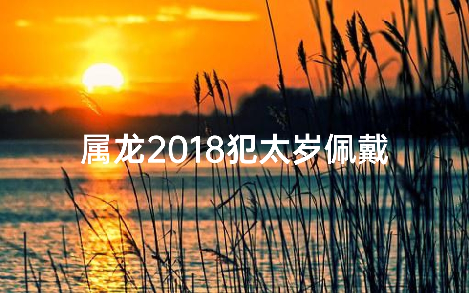 属龙2018犯太岁佩戴