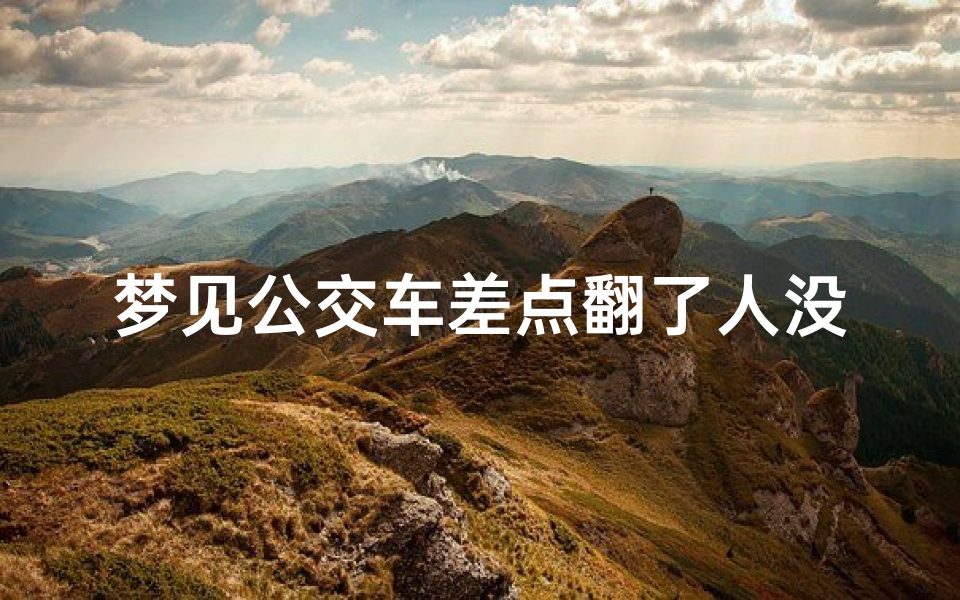 梦见公交车差点翻了人没事、梦见公交车差点翻了人没事了