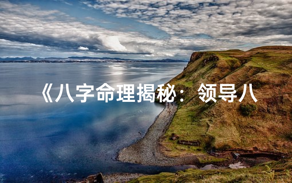 《八字命理揭秘：领导八字命例解析大全》