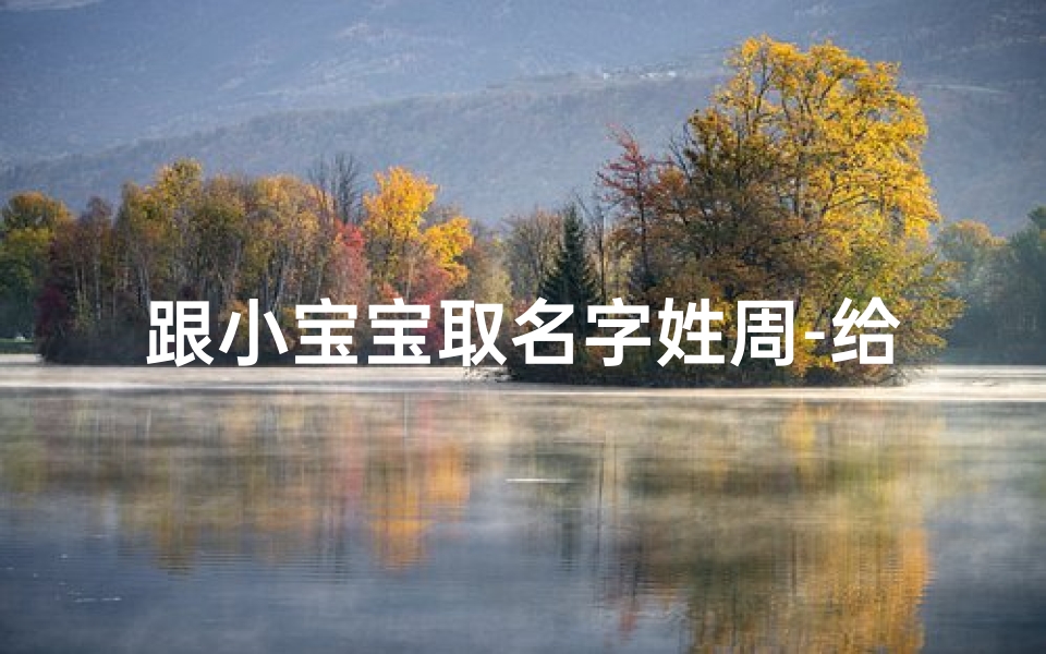 跟小宝宝取名字姓周-给孩子起名字姓周