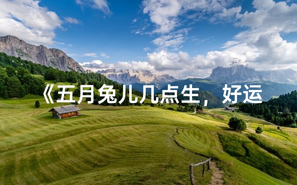 《五月兔儿几点生，好运连连福满堂》