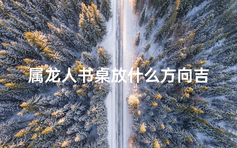 属龙人书桌放什么方向吉利—属龙书桌方位揭秘：财运亨通风水布局指南