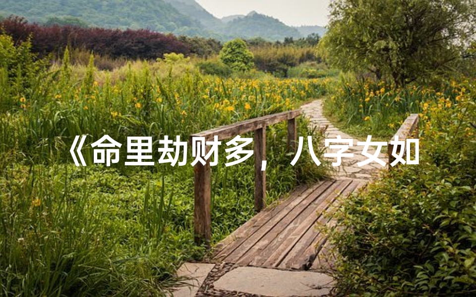 《命里劫财多，八字女如何转运？》
