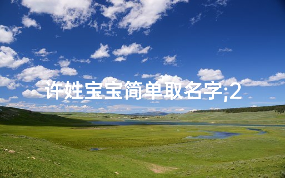 许姓宝宝简单取名字;2020年许姓出生宝宝取名