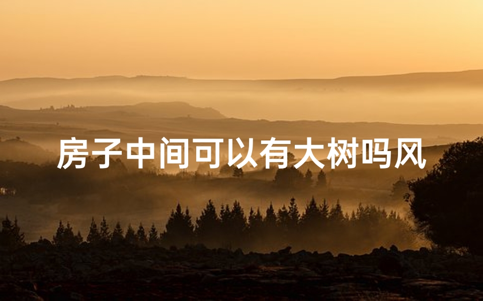 房子中间可以有大树吗风水;在房子中间