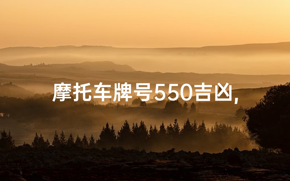 摩托车牌号550吉凶,摩托车车牌吉凶查询