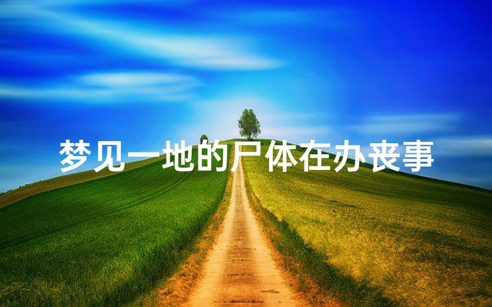梦见一地的尸体在办丧事;做梦梦到全是丧葬的场景