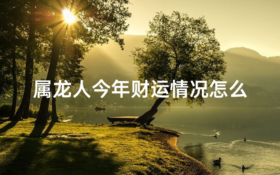 属龙人今年财运情况怎么样,属龙的人今年财运咋样
