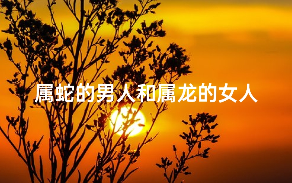 属蛇的男人和属龙的女人婚姻合适吗_属蛇男邂逅属龙女：缘定三生情意浓