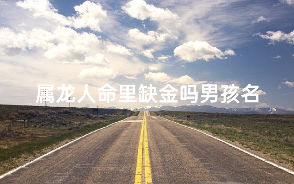 属龙人命里缺金吗男孩名字
