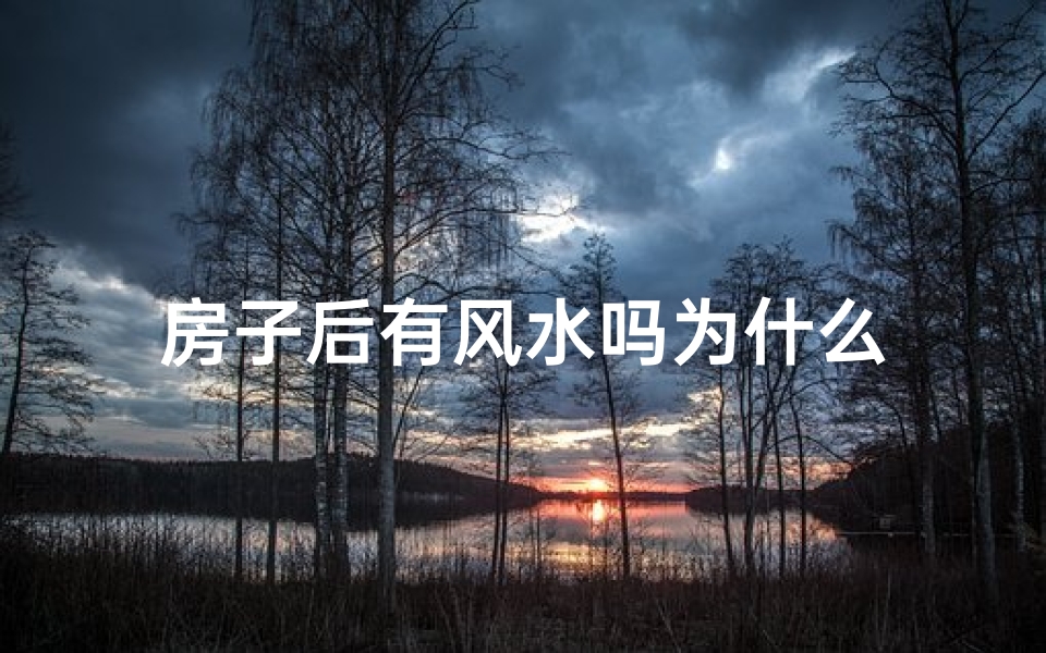房子后有风水吗为什么
