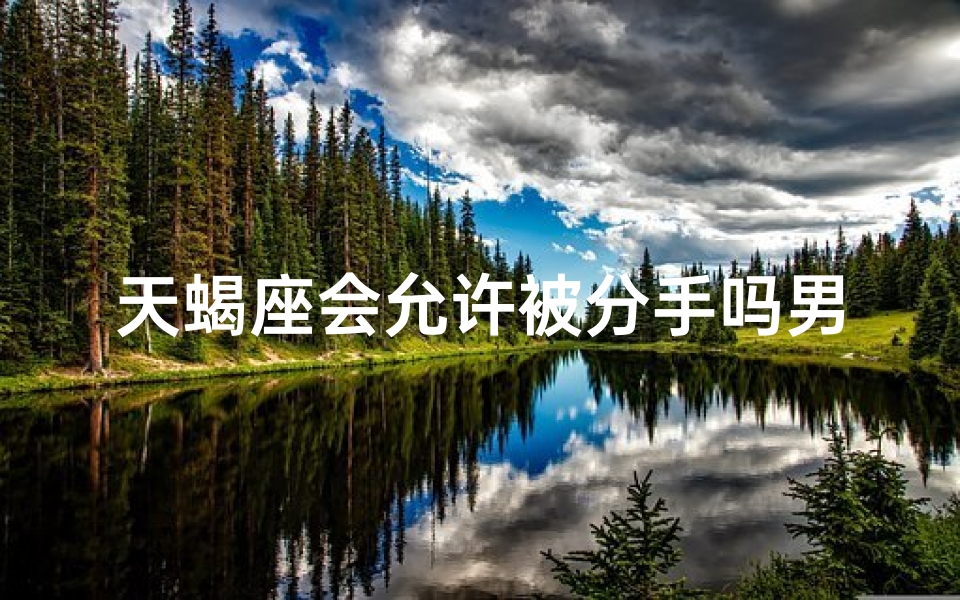 天蝎座会允许被分手吗男生(天蝎座会拿分手当考验吗)