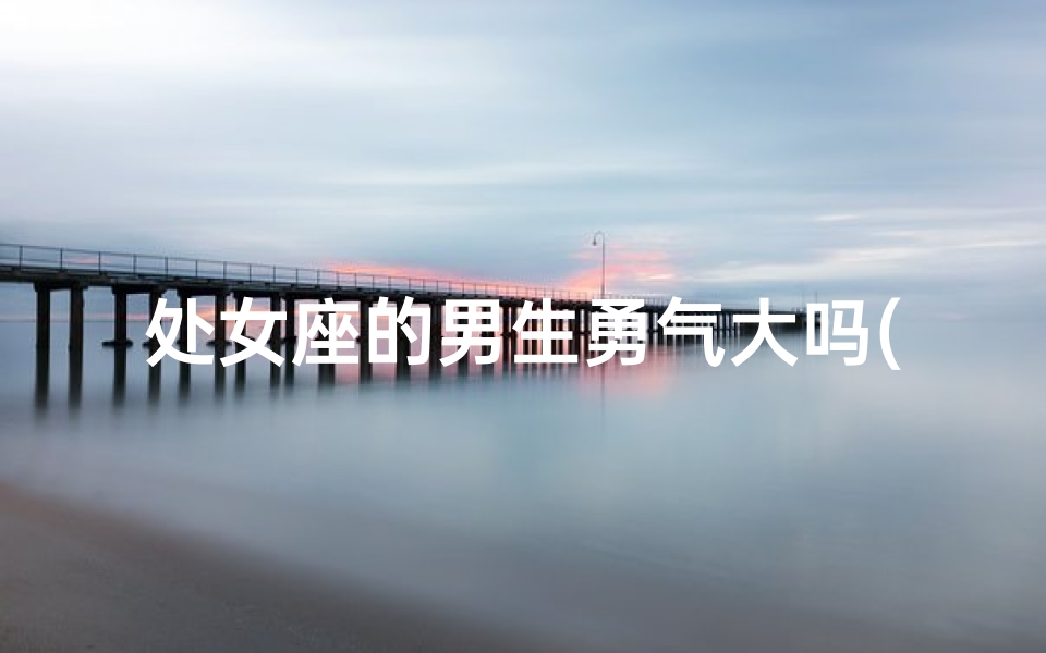 处女座的男生勇气大吗(处女座男生可怕吗)