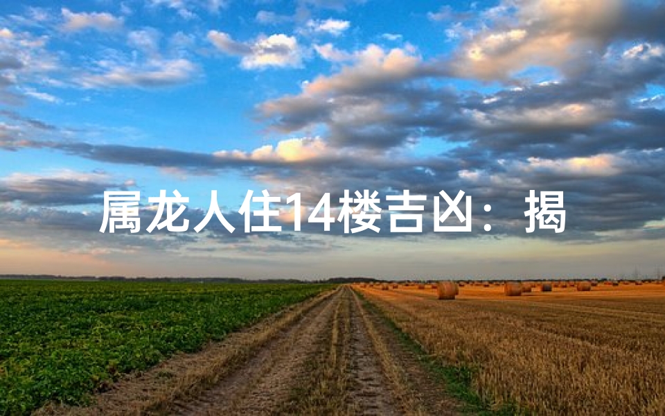 属龙人住14楼吉凶：揭秘楼层选择之谜