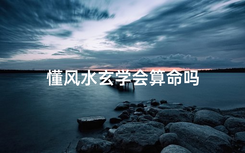 懂风水玄学会算命吗