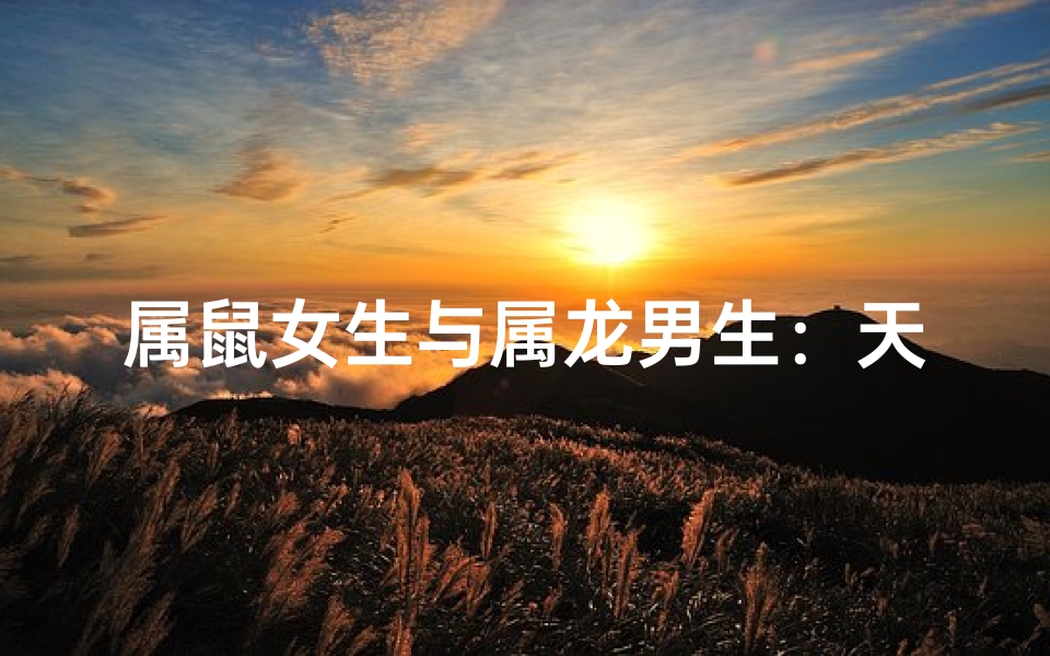 属鼠女生与属龙男生：天作之合的缘分