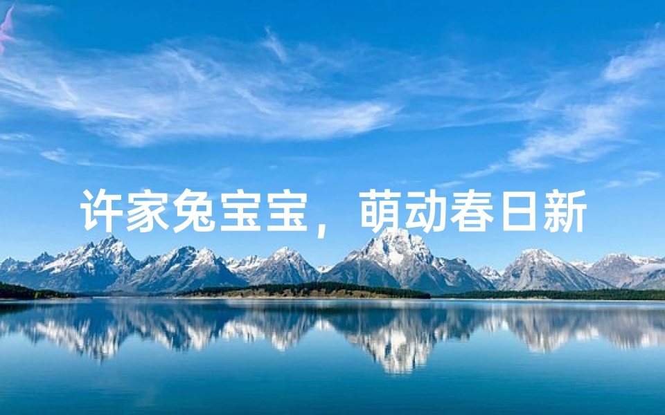 许家兔宝宝，萌动春日新名绽放