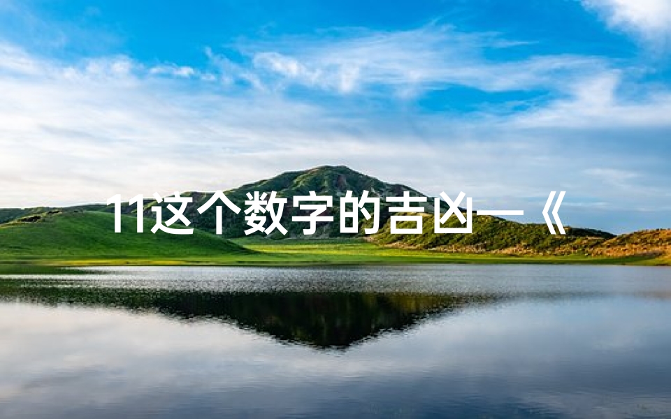 11这个数字的吉凶—《数字11：周易揭秘吉凶奥秘》