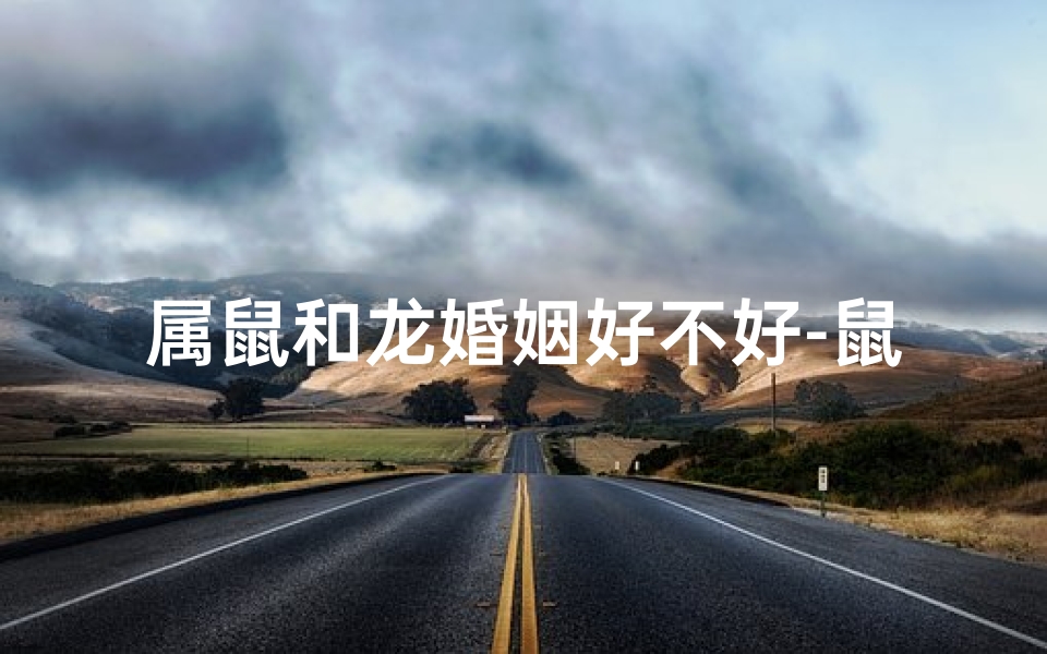属鼠和龙婚姻好不好-鼠龙佳缘：生肖结合的浪漫婚礼