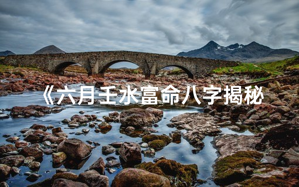 《六月壬水富命八字揭秘：财运亨通之道》