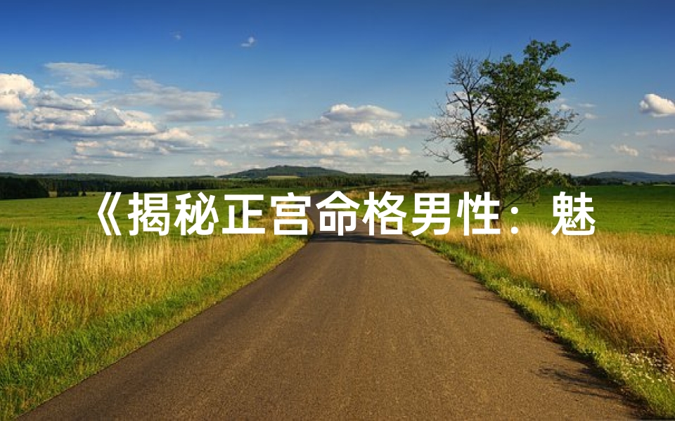 《揭秘正宫命格男性：魅力与命运的双重解读》