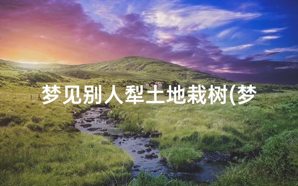 梦见别人犁土地栽树(梦见别人犁土地栽树什么意思)
